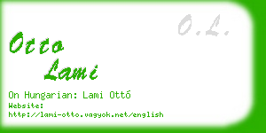 otto lami business card